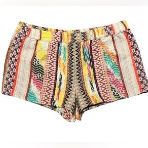 Oddly Boho Embroidered Shorts Size L